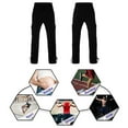 thumbnail image 4 of AKsit Mens Fashion Fleece Running Sweatpants Big Size Wild Cargo Pant(Black XXL), 4 of 5