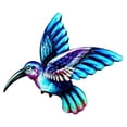 thumbnail image 3 of Colibrí de metal perfecl decoración de la pared Colorido jardín, 3 of 8