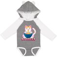 thumbnail image 3 of Inktastic I Love Noodles with Cat Illustration Boys or Girls Long Sleeve Baby Bodysuit, 3 of 5