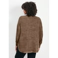 thumbnail image 2 of Avenue Women's Plus Size Bec Button Detail Hacci Top, 2 of 2