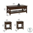 thumbnail image 4 of Bush Furniture Key West Lift Top Coffee Table Desk with End Tables by  Bing Cherry Cherry Finish, 4 of 7