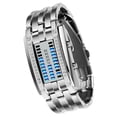 thumbnail image 4 of Mens LED Digital Watch FASHIONABLE BLUE BACKLIGHT QUARTZ TIMEPIECE FOR OUTDOOR PARTIES Mens Binary Watch  Watch Binary Watch Men Mens Binary Wristwatch Digital LED Watch, 4 of 7