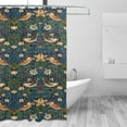 thumbnail image 2 of Victorian William Morris Original Design Vintage Shower Curtain Furniture Bathroom Fabric Decorations Washable Shower Curtain with Hooks, 2 of 8