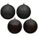 thumbnail image 3 of Vickerman N590884 3 in. Gunmetal 4 Finish Assorted Color Christmas Ornament Ball - 16 per Box, 3 of 3