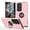 Rosegold, variant on ELEHOLD for Samsung Galaxy S24 Plus Rugged Case with Metal Ring Holder Kickstand Work with Magnetic Car Mount Shockproof Hybrid Cover with 1 Pack Screen Protector for Samsung S24 Plus,Purple