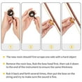 thumbnail image 5 of Full Size 4/4 Violin Set for Adults Beginners Students with Hard Case,Violin Bow,Shoulder Rest,Rosin,Extra Strings and Sordine, 5 of 13