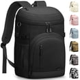 thumbnail image 1 of Mochila térmica Pritent, aislante, impermeable, 30 latas, negra, 1 of 6