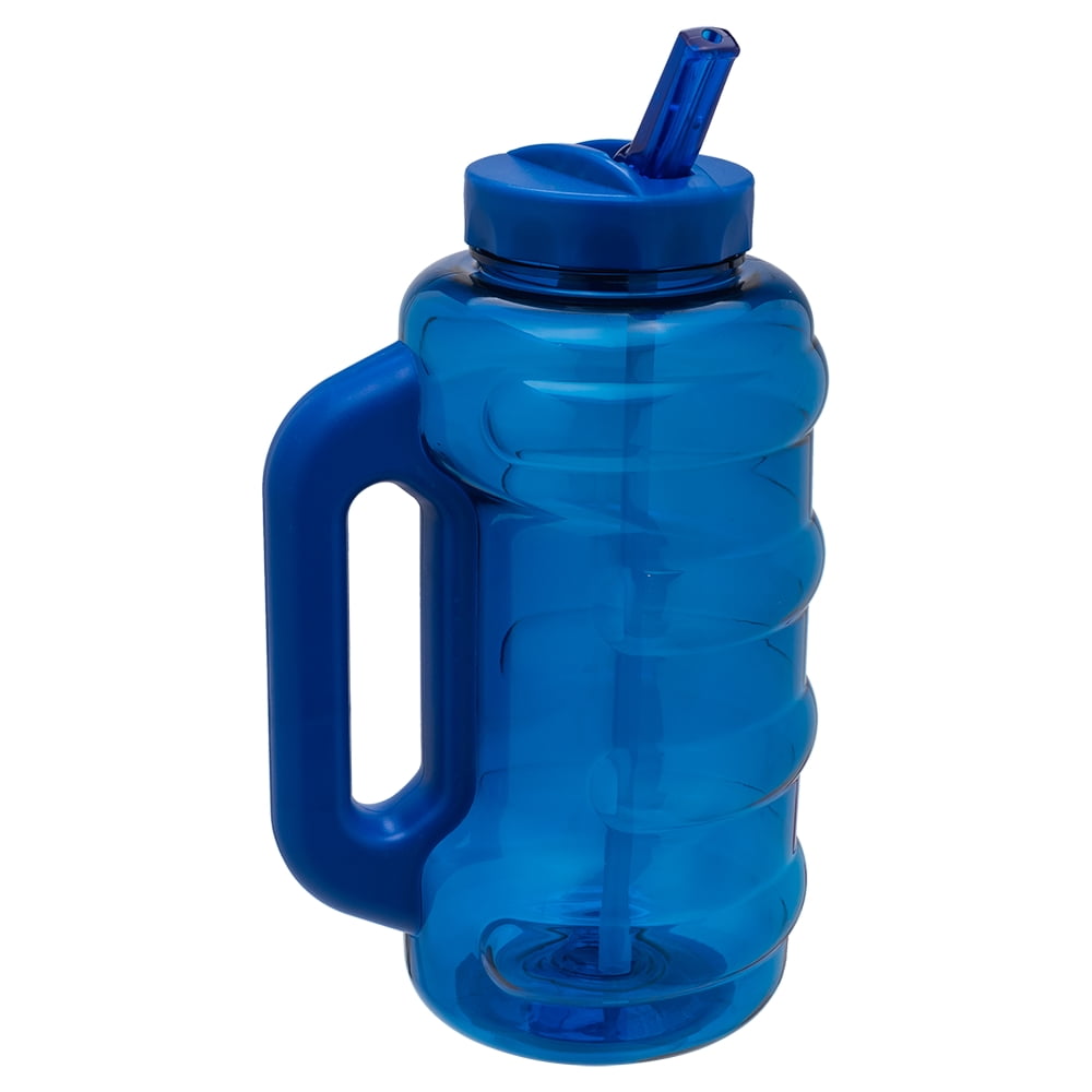 Cool Gear 64 Fluid Ounces Beast Jug Blue Sipper Cap with Straw