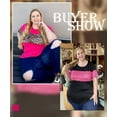 thumbnail image 2 of TIYOMI 3X Plus Size Tops For Women Leopard Tunics Short Sleeve Gaphic Summer Shirts Round Neck Color Block Blouses Hot Pink Casual Tees 3XL 22W 24W, 2 of 5