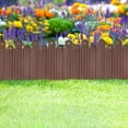 thumbnail image 6 of NEGZHI 5-Pack Plastic Landscape Fencing (3.93"x7.87"): Short Picket Border Panels for Flowerbeds & Pathways - Decorative Yard Edging with Insert Stakes, 6 of 8