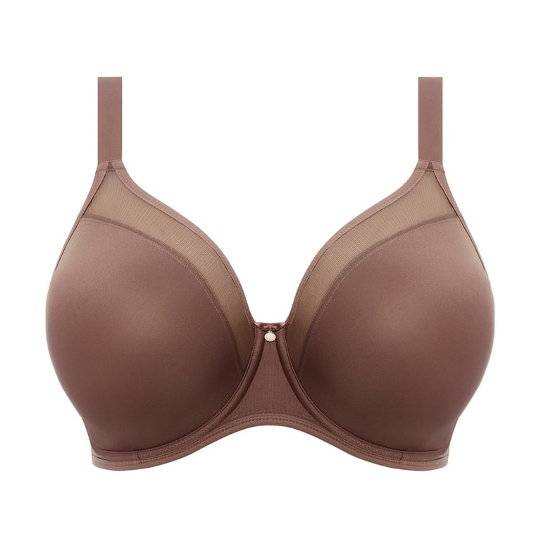 Elomi Smooth Unlined Underwire Molded Bra (4301),34GG,Clove 