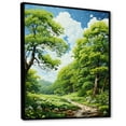 thumbnail image 2 of Designart "Lush Green Oak Allure I" Tree Oak Floater Framed Wall Decor, 2 of 5