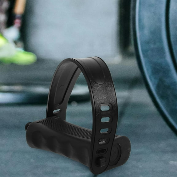 KONTONTY 1 Pair Adjustable Exercise Bike Pedals with Non Slip Straps for Gym Cycling Replacement Pedals for Stationary Bicycle Bike and Indoor Cycling Equipment