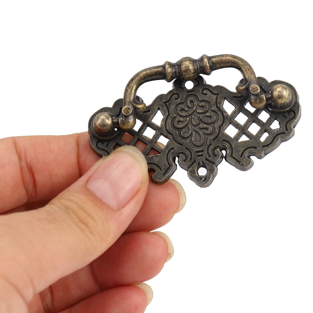 20 Pack Vintage Kitchen Cabinet Pull Furniture Drop Pull Drawer Handles Bedroom Dresser Knobs Antique Bronze