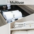 thumbnail image 4 of Bed Sheet Organizer Bands - Labels for Elastic Bedding Linen Closet Storage - Foldable Sheet Set Organizer Keeper Band (Full), 4 of 6