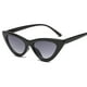 thumbnail image 4 of Gafas de sol con montura triangular y diseño de ojo de gato para mujer y niña, UV400, 2017 Gris Negro, 4 of 9