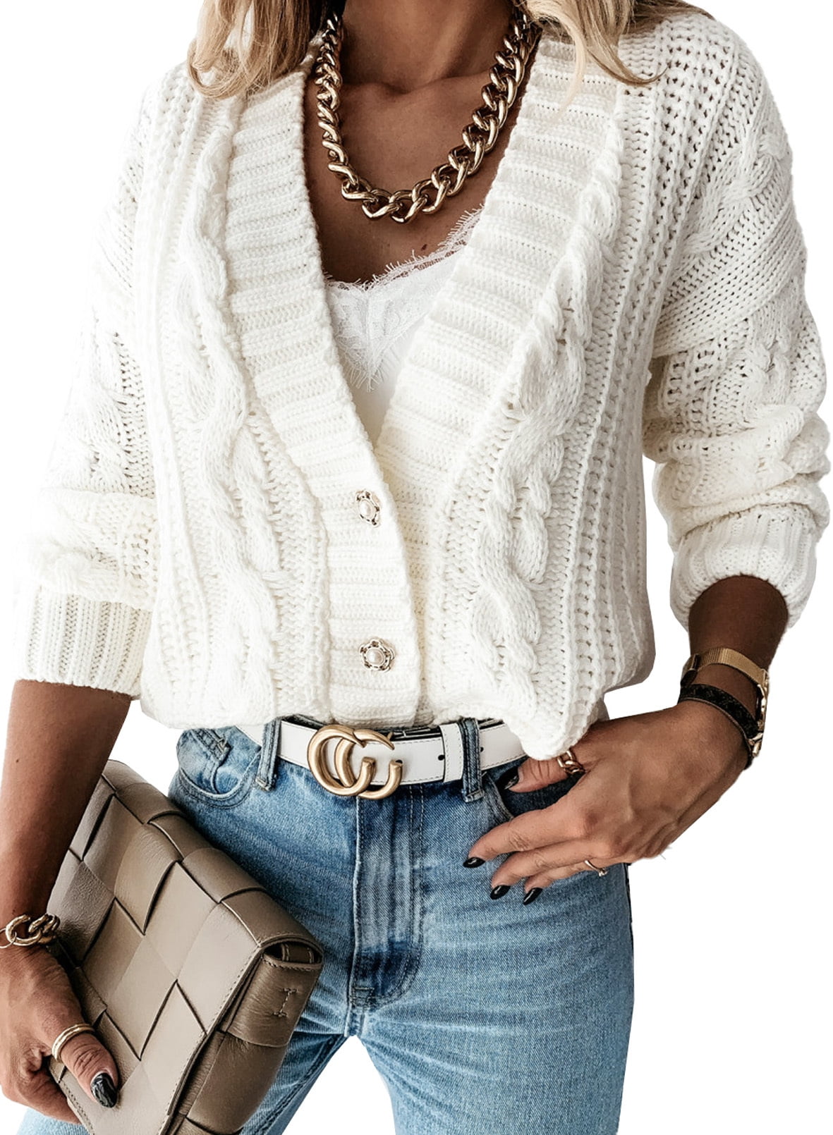 Eytino Women's White Button Down 