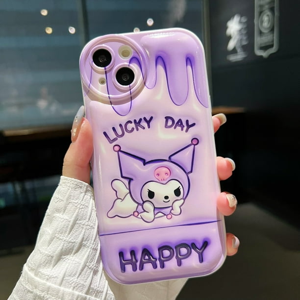 Sanrio-funda de teléfono para iPhone 14, 13, 12, 11 Pro Max, Xr, Xs, 7, 8, 14 Plus Fivean unisex