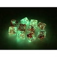 thumbnail image 2 of Chessex d10 Dice Set: Nebula Luminary - Red w/Silver (10), 2 of 2
