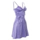 thumbnail image 2 of Sunloudy Vestido de tirantes para mujer, color sólido, cuello en V, sin mangas, sin espalda, vendaje, correa de espagueti, vestido femenino Sunloudy  moda, 2 of 8