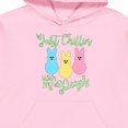 thumbnail image 3 of Inktastic Funny Easter Just Chillin' with My Peeps Youth Hoodie Sweatshirt, 3 of 4