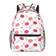thumbnail image 1 of Disketp Red Lips 1 Mochila Estampada para Hombre y Mujer – Mochila Ligera Clásica con Múltiples Bolsillos para Universidad, Trabajo y Viajes-One Size, 1 of 5