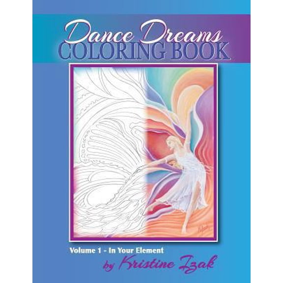 Pre-Owned Dance Dreams Coloring Book: 22 designs to inspire the dancing spirit (Paperback) by Kristine Izak