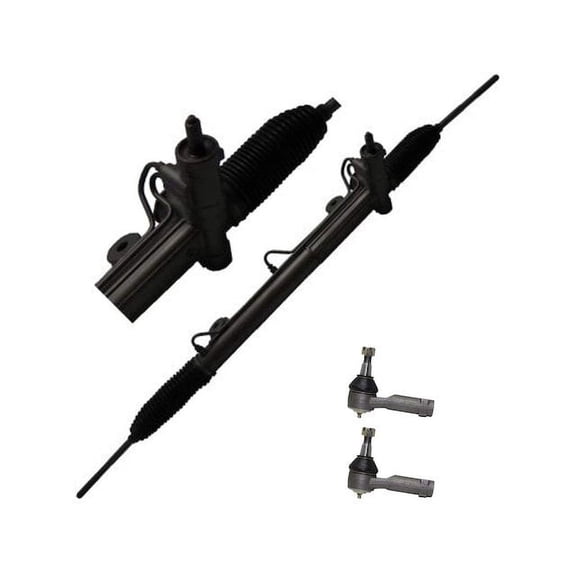 Front Steering Rack and Tie Rod End Kit - Compatible with 2004 - 2008 Ford F-150 2005 2006 2007
