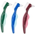 thumbnail image 1 of 3 Pieces Double Head False Toothbrush Denture Cleaning Brushes Cleaning Tool, 1 of 5