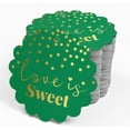 thumbnail image 4 of Inkdotpot Pack Of 50 Real Gold Foil Paper Tags Love Is Sweet Wedding Favor Hang Tags, 4 of 7