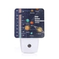 thumbnail image 1 of Fotbe Solar System Luz Nocturna LED, Luz de Noche con Sensor de Luz Natural de Anochecer a Amanecer, Se Enchufa a la Pared, Blanco Cálido 0.5W-UK, 1 of 7