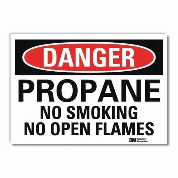 Lyle Danger Sign,10inx14in,Reflctv Sheeting U3-1937-RD_14X10