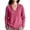 Hot Pink, variant on Hooded Sweatshirts for Women Casual Drawstring Solid Color Loose Fit Long Sleeve Casual Pullover Fall and Winter Hoodies