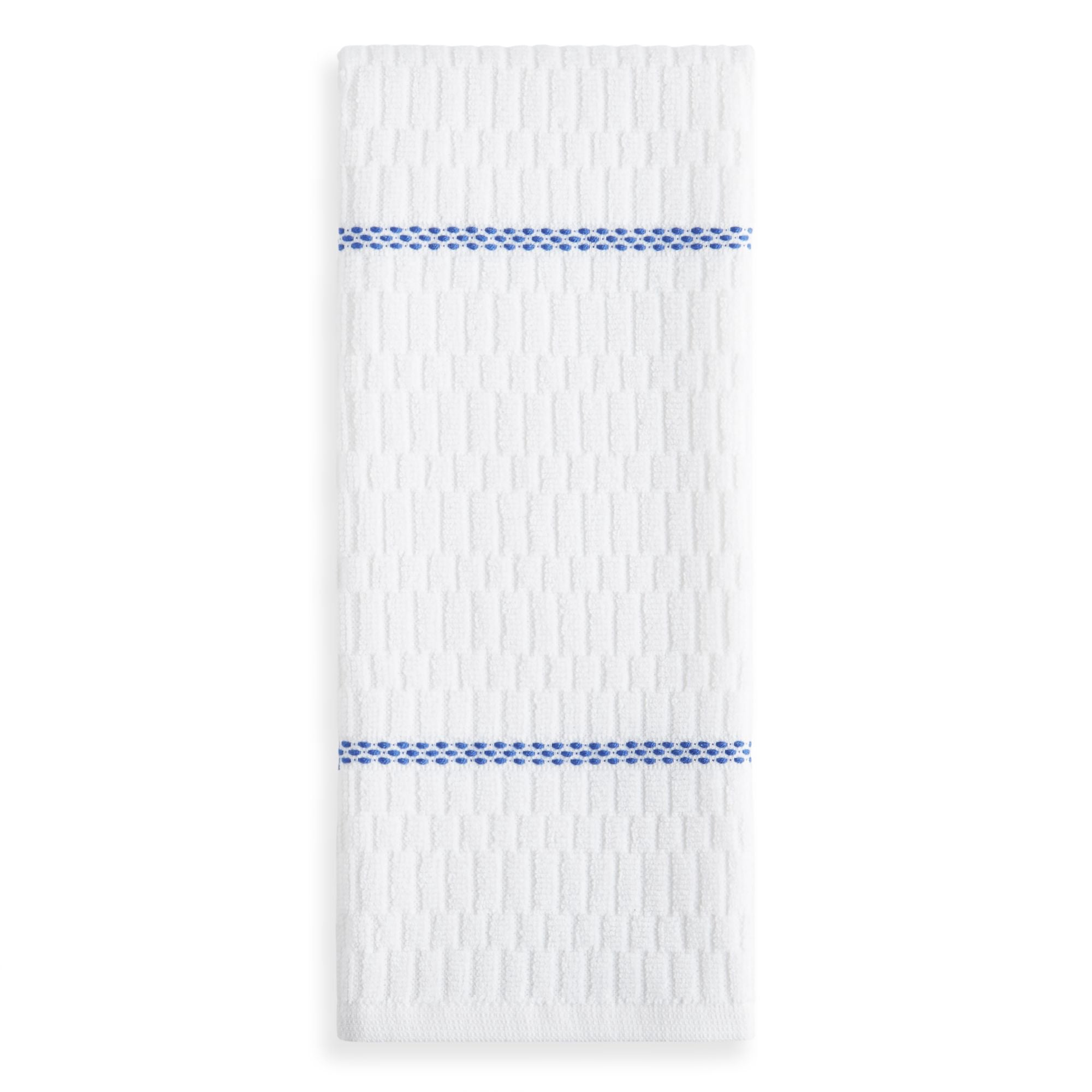 Clorox Barcode Kitchen Towel, Navy, 16"W x 28"L