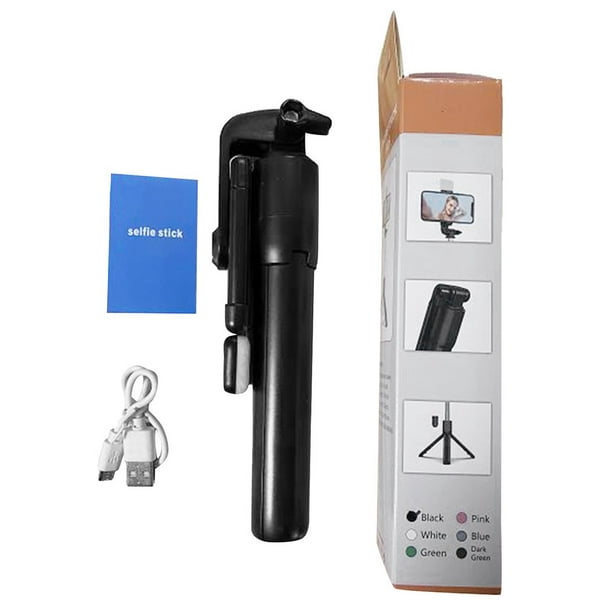 BJYX R1S Selfie Stick lumière unique télécommande sans fil USB charge avec  petit trépied de poche Selfie Stick lumière carrée 