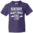 thumbnail image 3 of Inktastic Kentucky is Awesome Since 1792 Youth T-Shirt, 3 of 5