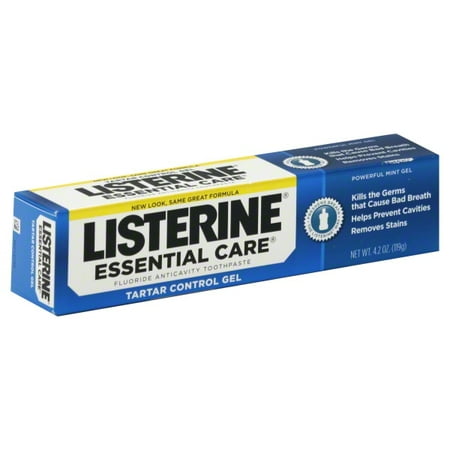 LISTERINE ESSENTIAL CARE 4.2 Oz. Tartar Control Gel Toothpaste