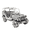 Iron Blood Combat Vehicle/100+PCS, variant on Military Transport Vehicle Metal Puzzle Model Kit, 100+PCS 3D DIY Mechanical Punk Assembly Kit, Stainless Steel Steampunk Puzzle Model, Camouflage Desk Display Collectible Hobby Kit for Adults