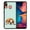English Bulldog Dog Lying Down Looking Up, variant on WIRESTER Shockproof Soft Rubber Cover Case for Samsung Galaxy A20 / A30 6.4" 2019, English Bulldog Dog Lying Down Looking Up On Aero Blue Background
