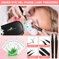 thumbnail image 5 of Eyelash Extension Kit - Individual Lash Extensions Supplies with 0.07D  Mix 8-15mm, Glue, Remover, USB Lash Fan, Tweezers, Eye Gel Pads,  Brushes, Mascara Brushes, 5 of 6