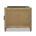 thumbnail image 3 of Jennifer Taylor Home Georgia 34" Cane Rattan Tuxedo Armchair, Olive Green Performance Velvet, 3 of 7