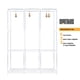 thumbnail image 4 of Armario Closet Organizador Armable Mediano 3 Secciones Largo 125cm Marron 165*125*45cm Marthing Ropero Multifuncional Gran Capacidad, Mudanzas y Espacios Temporales Armario Portatil Facil Armado, 4 of 11