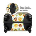 thumbnail image 2 of Yiaed Colorful Owls 1 Print Travel Luggage Cover Suitcase Protector Fits 18-32 Inch Luggage Wheel Covers Patterned Elastic Luggage Anti-scratch（No luggage）-Small, 2 of 5