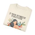 thumbnail image 3 of Novelty If Your Offended By My Breastfeeding Pun Sayings Hilarious Lactate Lactating Mom Comical Slogan Unisex Garment-Dyed T-shirt, 3 of 4