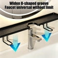 thumbnail image 6 of TFYZYY Freestanding Sink Faucet Storage Rack U-Cutout Bathroom Organizer Shelf for Makeup Bottles, Toothbrushes, and Toiletries No Drill Countertop Solution, 6 of 6