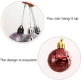 thumbnail image 4 of LINLIN Christmas Hanging Ball, 12pcs 4CM Christmas Ball Baubles Assorted Pendant Shatterproof Ornament Set Xmas Tree Decorations Hanging Decoration Seasonal Holiday Decorative Pendants, 4 of 7