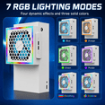 thumbnail image 4 of Mute Cooling Fan for Xbox Series S, High Speed RGB Fan Cooler System for Xbox Series S Console, 3 Adjustable Fan Speed, Low Noise, Fits Horizontal or Vertical Placement,White, 4 of 7