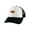 Black/White, variant on Salmon Nigiri Sushi Adjustable Trucker Hat - Black/White