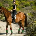 thumbnail image 4 of Ensemble de Protection pour Jambes de Cheval Optimism Hiver Noël avec Pompons Blancs pour Fête par Temps Froid, 4 of 8