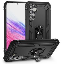 TASHHAR Samsung Galaxy A54 5G Case with Magnetic Ring Kickstand Military Grade Double Layer Drop Rugged Detachable for Galaxy A54 5G Phone - Black